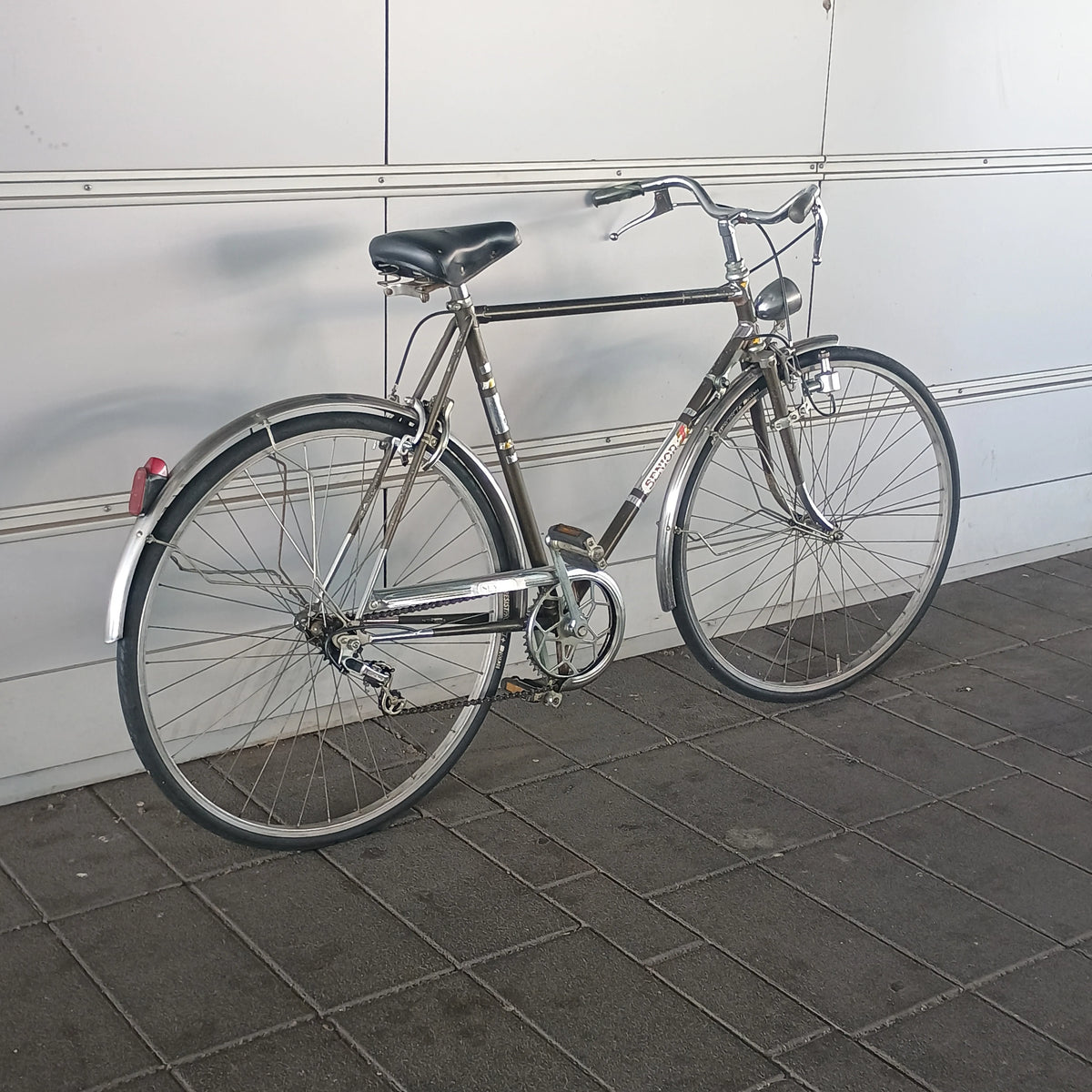 city bike vintage con cambio